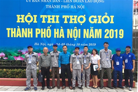HEM tham dự hội thi Thợ giỏi thành phố Hà Nội năm 2019