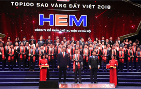HEM nhận giải thưởng Sao Vàng đất Việt 2018